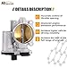 ROADFAR Throttle Body S20017 12616995 for 2008-2011 for Buick, 2008-2011 for Chevrolet, 2007-2011 for GMC Acadia, 2008-2009 for Pontiac Torrent, 2007-2010 for Saturn Outlook, 2008-2010 for Saturn Vue
