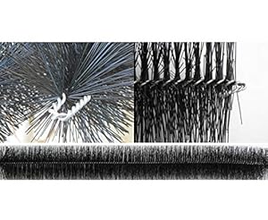 Werkstatt-Bedarf Dachrinnenbürste 5m Ø 5cm Schwarz