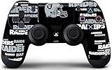 Skinit Decal Gaming Skin Compatible with PS4 Controller - Officially Licensed NFL Las Vegas Raiders - Blast Alternate Design
