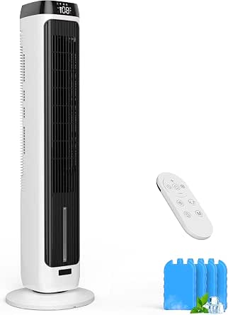 PNTCK 41-Inch Evaporative Air Cooler with Remote and Oscillation