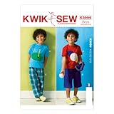 KWIK-SEW PATTERNS K3999OSZ Boys' Top Shorts and Pants Sewing Template