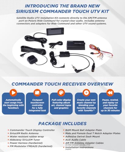 Srs Satellite Radio Superstore SXMCMTU64 Satellite Radio Utv Sirius Xm Installation Kit thumb #2