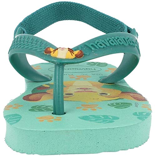 Chinelo, Havaianas, New Baby Disney Classics, Bebê Unissex, Verde Orvalho, 17/18