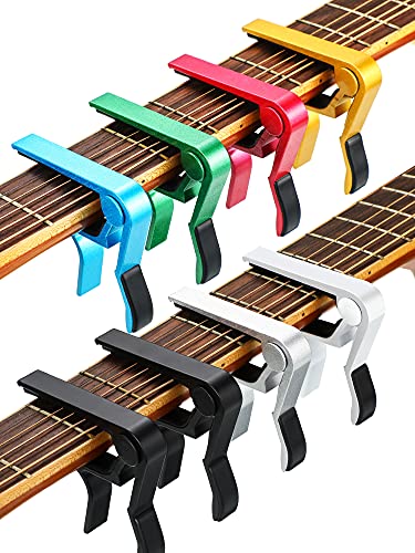 Capodastre universel guitare électrique en aluminium lot de 8 idéal pour les sessions studio
