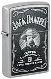 Zippo Jack Daniels Street Chrome Pocket Lighter
