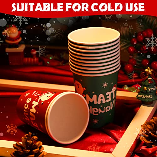 Gerrii 60 Pcs Christmas Cups Disposable Paper Cup Team Naughty Team Nice 9 Oz Paper Christmas Cups Coffee Cups Tea Christmas Party Supplies For Tea Party Xmas Holiday Party Favors #TOP6