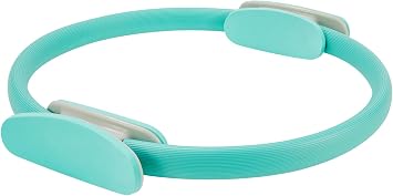 Pilates Ring 15 Inch Magic Circle Ring, Dual Padded Handles Pilates Rings Circle, Adjustable Yoga Ring