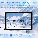 Tablette 10,1 po, Tablettes Android 15 avec 18Go RAM+128Go ROM (Extensible à 1To), Écran IPS HD 1280 * 800, Batterie 6000mAh, Double Caméra 5MP+8MP, WiFi 5G/2,4G