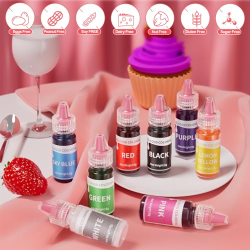 Cherrysea CS-6G 8COLOR Gel Food Coloring Set thumb #3