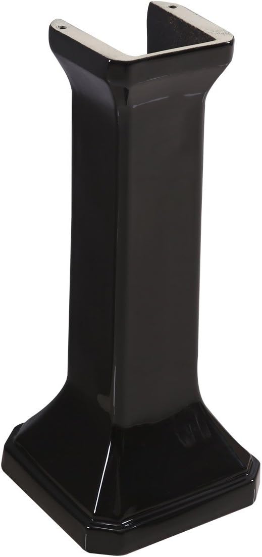Large Victorian Pedestal Sink Black Pedestal Only