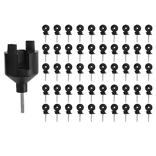 Vis d'isolant de clôture électrique élevage haute résistance écologie