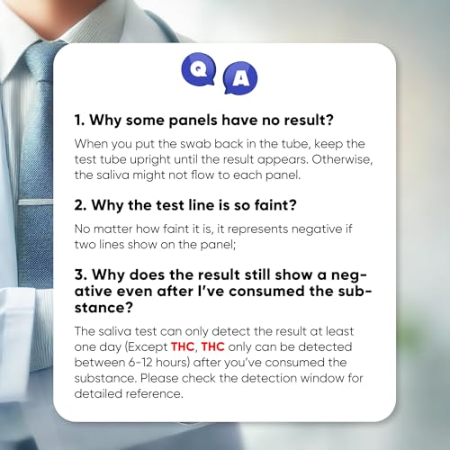 Prime Screen [5 Pack] 6 Panel Oral Saliva Drug Test Kit, Employment and Insurance Testing (AMP, COC, MET, OPI, PCP, THC) - ODOA-166 - Thumbnail 6
