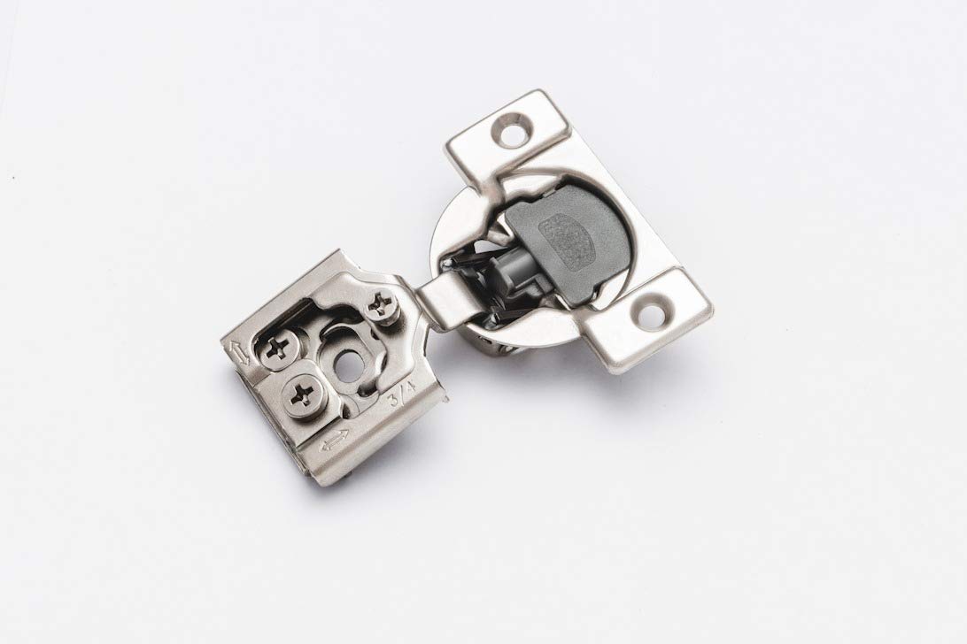 Berta2-Pack, 3/4 inch Overlay Soft Closing Face Frame Cabinet Hinges, 105 Degree 6-Ways 3-Cam Adjustment Concealed Kitchen Cabinet Door Hinges with Screws (3/4 in. Overlay, 2 Pieces)