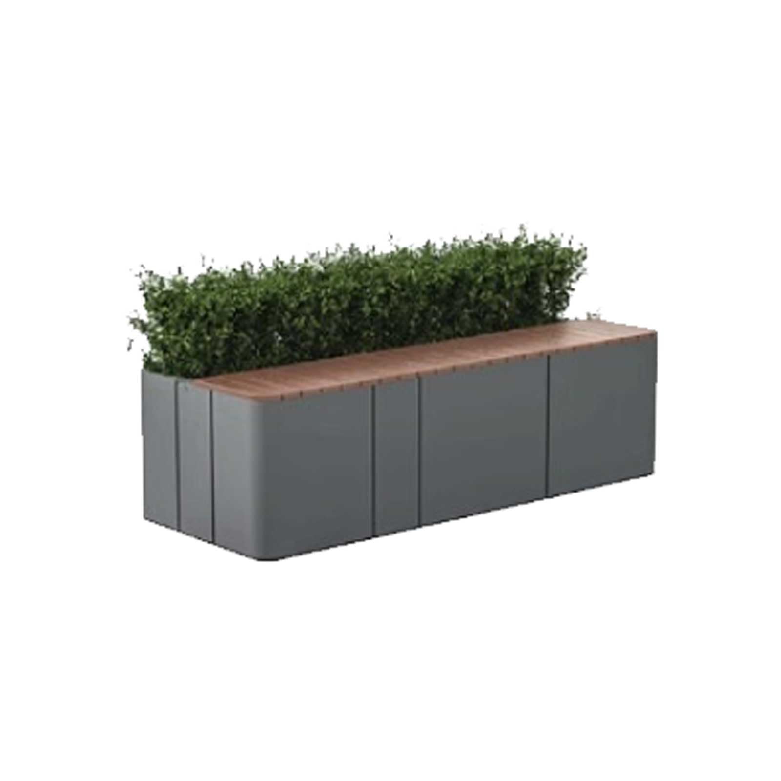 Flowerbox z ławką Ławka ogrodowa na zewnątrz z donicami, metalowa prostokątna ławka wypoczynkowa i skrzynka na donice Idealne do miejsc odpoczynku w centrum handlowym w centrum handlowym Ławka z donic