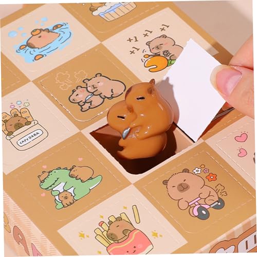 Calendrier de l'Avent 2025 Capybara en acrylique suspendu, finition premium