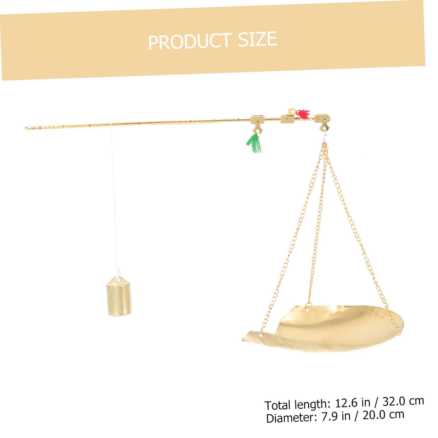 Ciieeo Chinese Medicine Scale Herb Scale Portable Handheld for Home Kitchen Jewelry Compact Design