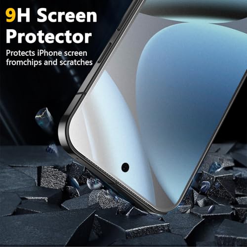 Image of [2+2 Pack for Google Pixel 10 Pro Matte Screen Protector + Camera Lens Protector, Anti-Glare, 9H Tempered Glass, Fingerprint Unlocking, Bubble Free