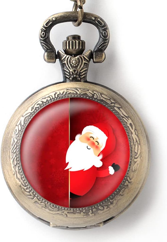 Orologio Da Tasca Vintage In Bronzo Al Quarzo Da Uomo E Da - Foto 3