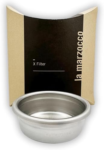 Original basket made for La Marzocco. Stainless Steel, Precision, X Filter Basket for double espresso. Fits all 58mm portafilters. (21g)
