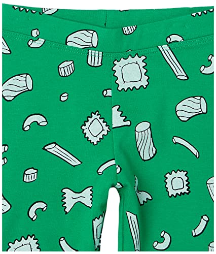 image for Amazon Essentials Girls' Leggings, Pack of 5, Black/Floral/Green Candy