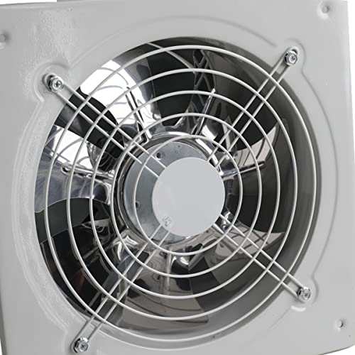 ECUTEE 120W 12 Küchenabluftventilator 2650 m³/h Abluftventilator 300mm Axialventilator Küchenabluftventilator Industrieller Metall Lüfter im Werkstätten, Hallen, Lagerhallen, Garagen Axiallüfter Weiß