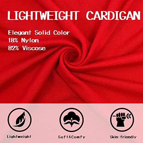 Women's Short Sleeve Cropped Cardigan Button Down Sweater Lightweight Knit Shrugs #TOP4