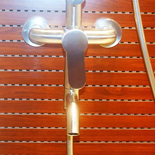 Robinet de douche à effet pluie réglable et mitigeur durable - 4