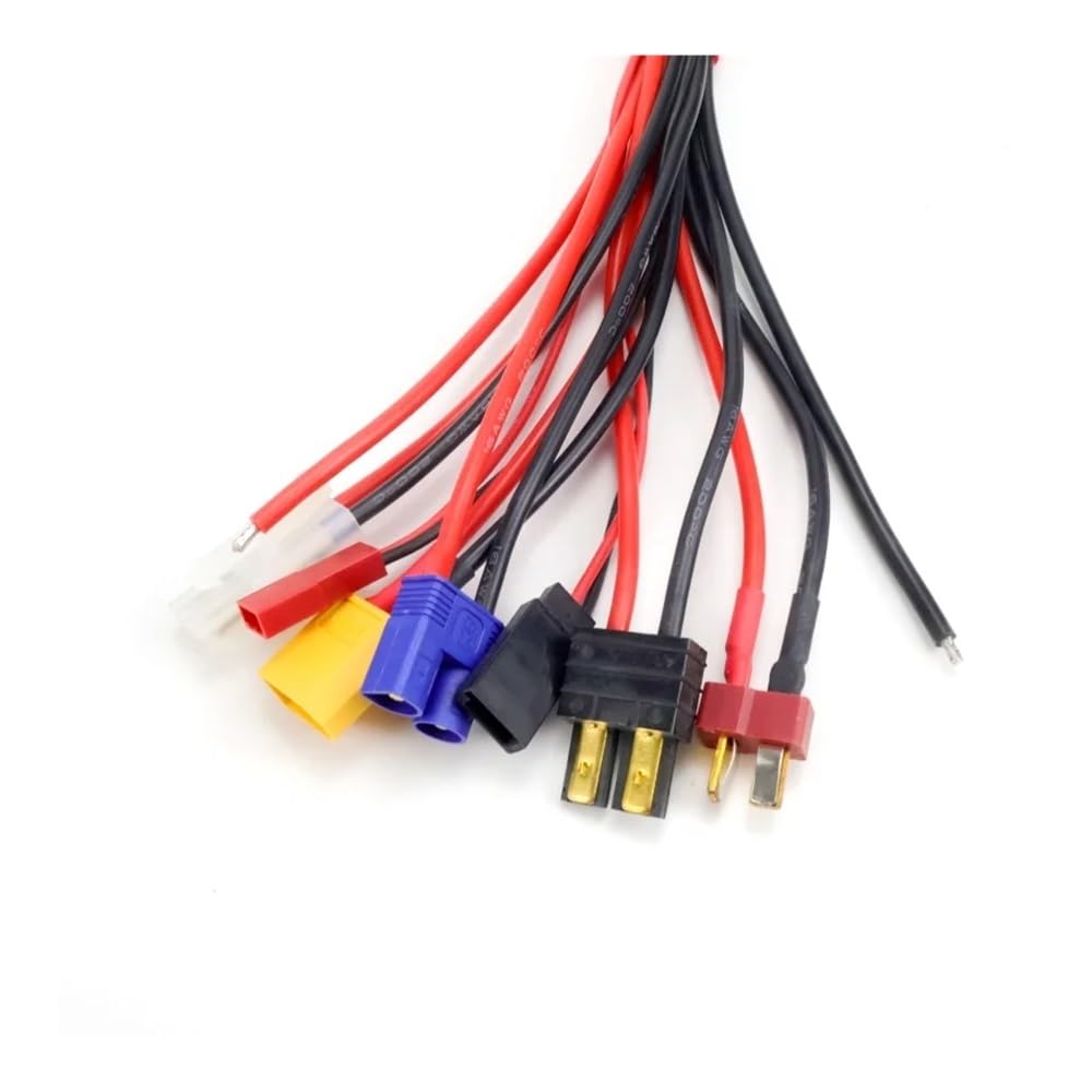 Connettore Adattatore Caricabatterie Cavo Batteria con 8 in 1, Banana 4,0 Mm, XT60, TRX, Lipo for Drone RC(8in1 XT60 Input)