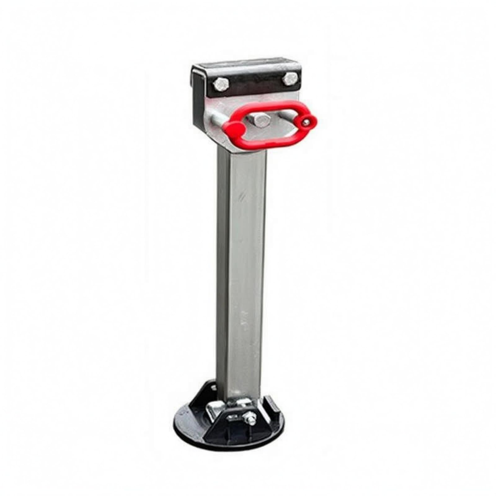 Gato Estabilizador Plegable Placa Base Redonda Soporte Estabilizador Remolque Mango Rojo Gato Telescópico, TSJL-B 605-1020mm