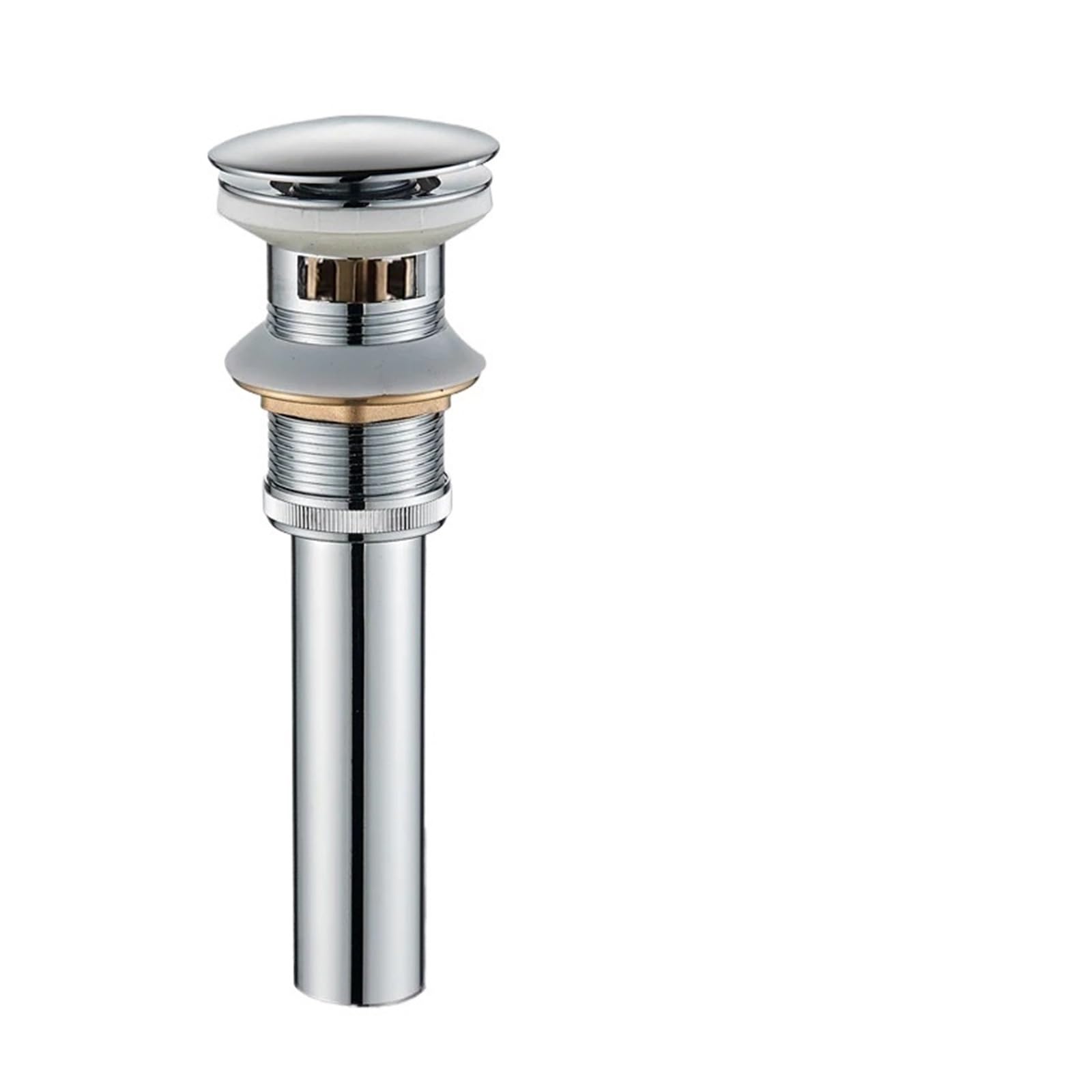 Pop Up Clack, Sink Plug Replacement Pop Up Drain Stopper Multicolor(Chrome W Overflow)