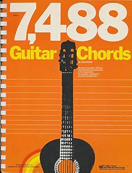 Spiral-bound 7,488 Guitar Chords Book