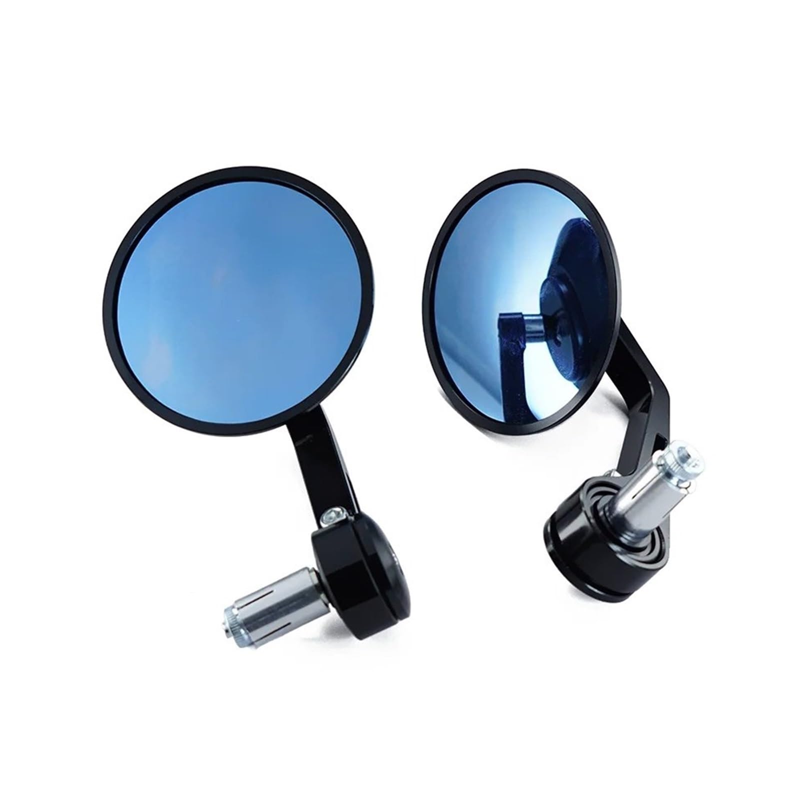 Specchietti Laterali 1 Coppia 7/8 ''22mm Per Ducati Scrambler 400 800 1100 2014-2019 Specchietti M&oto Bar End Punta Manubrio Retrovisore Specchietto Retrovisore