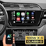 Das Android Navi Radio ist kompatibel mit VW Touran ab 2015; Integrierter 4 * 60 W RMS Class D DSP-Verstärker, Verzerrung (THD+N) 