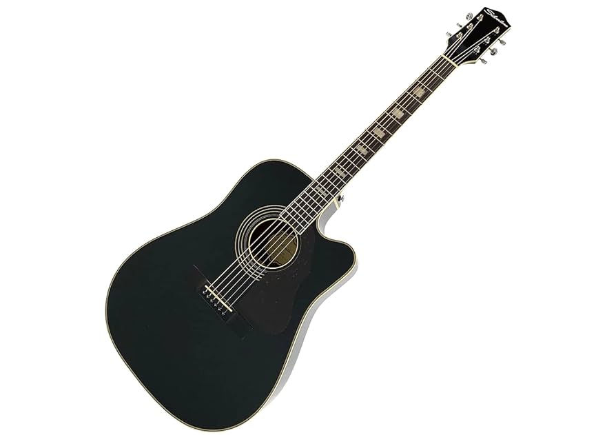 Amazon.com: 955 CE BK Dreadnought Cutaway Electric Acoustic