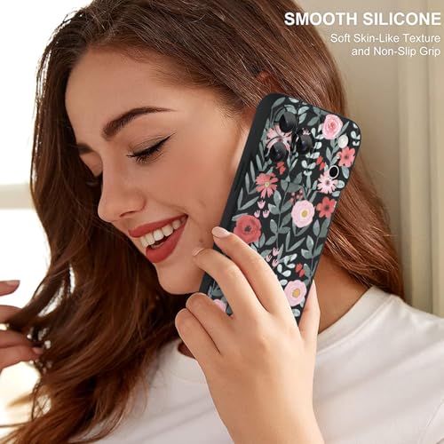 Image of ZIYE for iPhone 17 Pro Case Pink Flower Pattern Phone Case