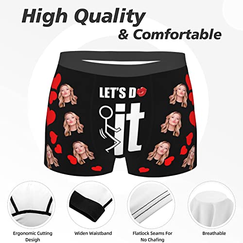 Custom Boxers Custom Boxers with Face Custom Boxer Briefs Birthday, Valentine's Day Gifts for Husband, Boyfriend2
