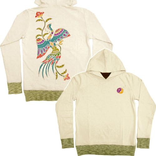 Amazon Co Jp Mash Mania マッシュマニア メンズ リブ付パーカー ナイトバード ホワイト メンズｍ ファッション