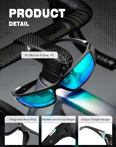 KALIYADI 4-Pack Polarized Sunglasses
