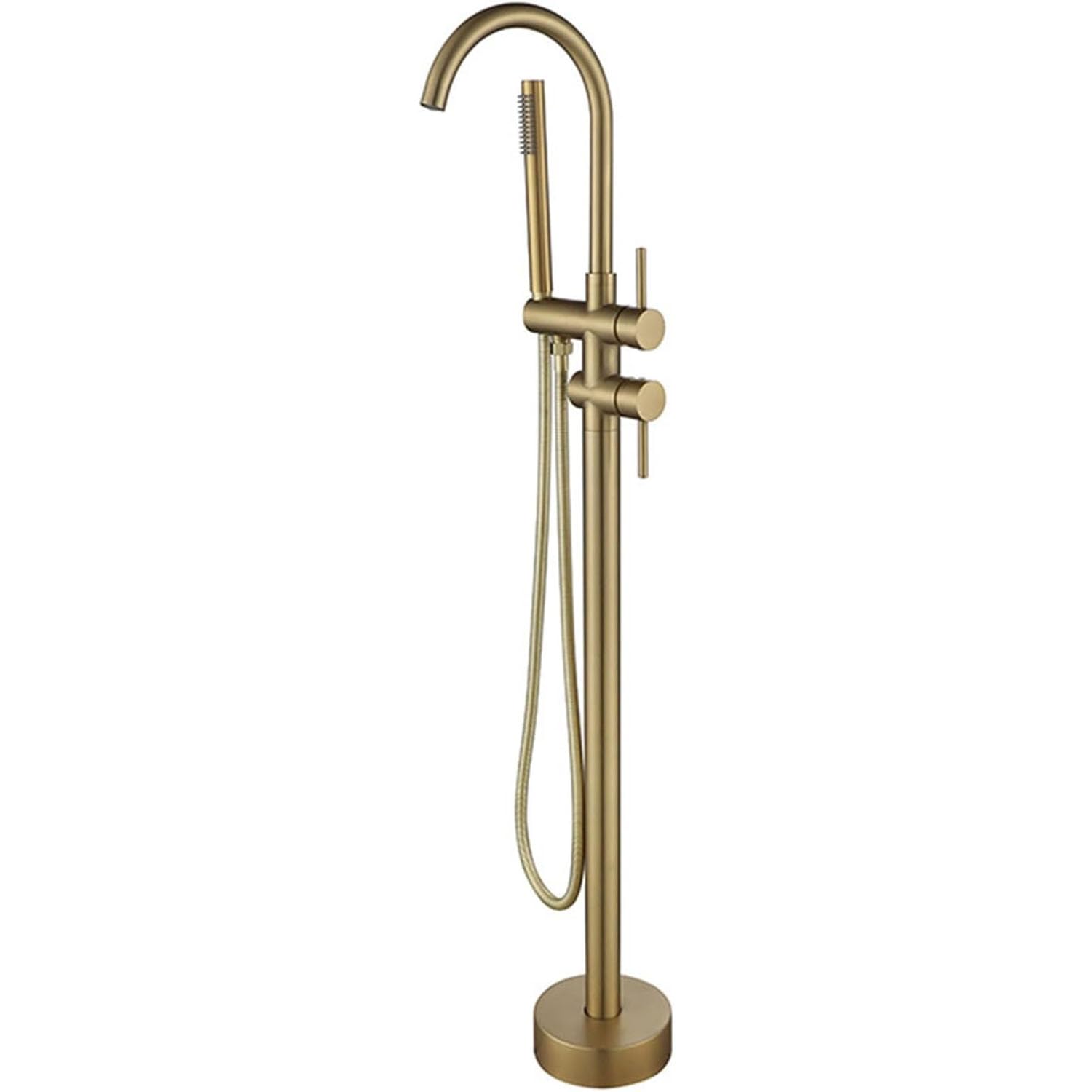 KUNYOS Shower Faucet Freestanding Faucet for Bathtub Single Lever Faucet Shower Mixer Faucet Faucet Shower Set 360° Swivel