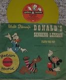 Walt Disney's Donald's Singing Lesson b/w Pluto The Pup Vintage Golden Record Single