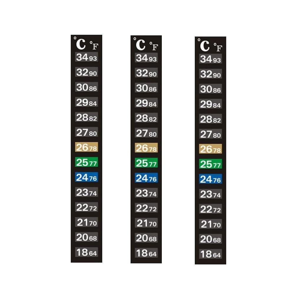 WAITLOVER Adhesivo digital para acuario, pecera, nevera, termómetro, medición de temperatura, pegatinas M8C1 Productos Herramientas Control Pegatina