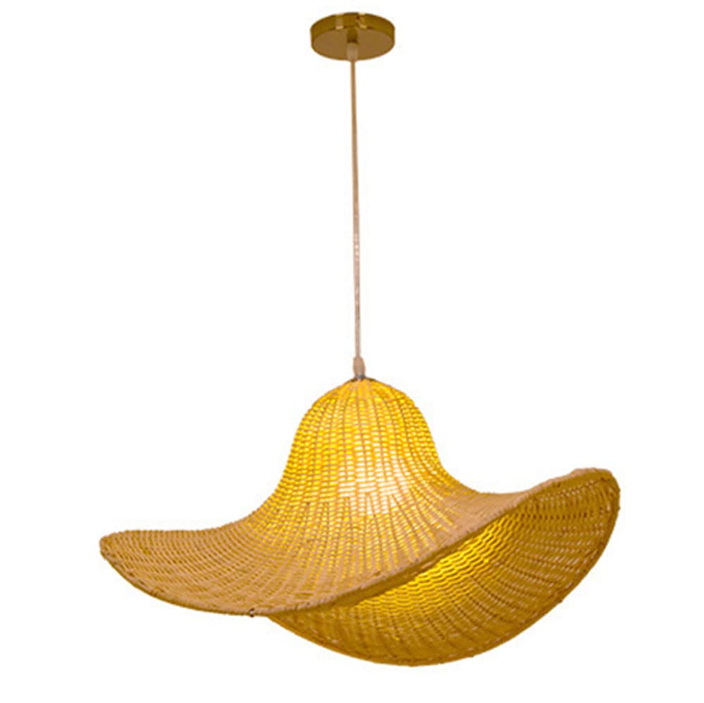 Lámpara de techo moderna E27 de 40cm con diseño de sombrero 8