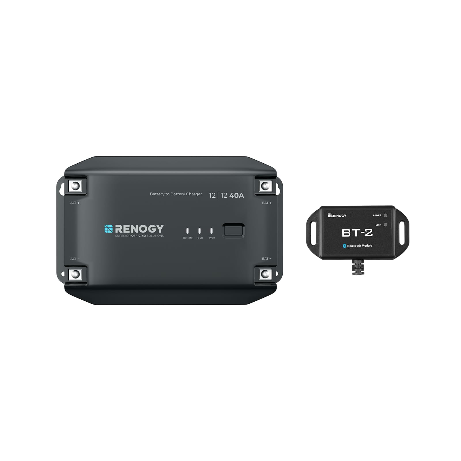 Amazon | Renogy 12V 40A DCC 走行充電器 Bluetooth接続対 LiFePO4 AGM
