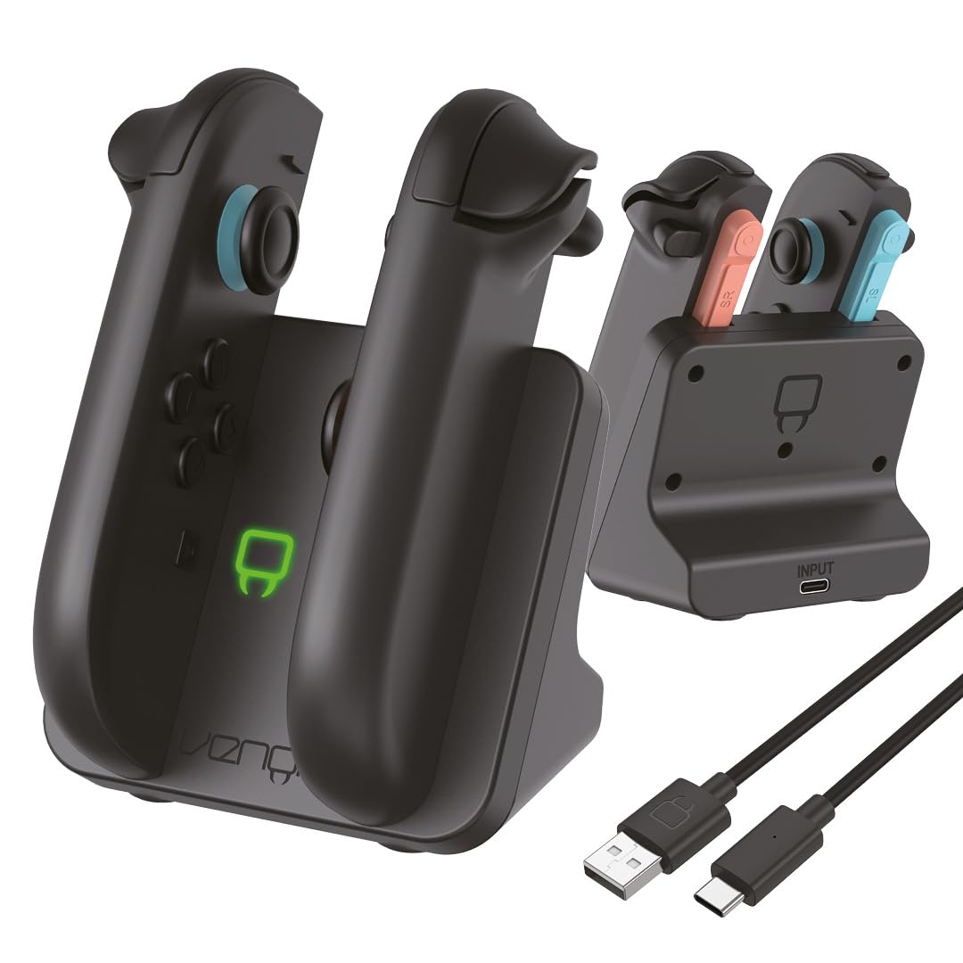 Venom Red/Green Switch 2 Joy-Con Magnetic Charging Dock For Nintendo Switch 2