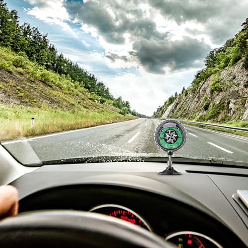 Brújula para auto con ventosa para tablero miniatura 5