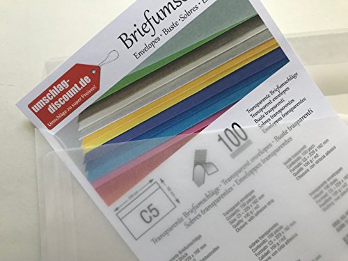 100 transparante enveloppen, 229 x 162 mm = C5, met trekstrips, verpakt in een erkende werkplaats voor gehandicapten - Afbeelding 3