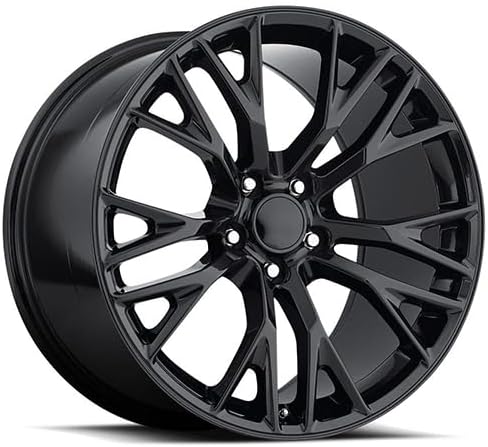 19x10" Size Fits FR 22 C7 Z06 for Corvette Gloss Black Wheel - 5x4.75" Bolt-Pattern - 40mm Offset - 70.3mm Hub-Size