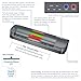 SINCHI 13-Inch Thermal Laminator & Foil Applicator, 3–10 Mil, 4-Roller, 55s Warm-Up, 18 seconds/page, Auto Shutoff, Commercial-Grade Laminating Machine with 10 Pouches for Office, School, Crafts & DIY