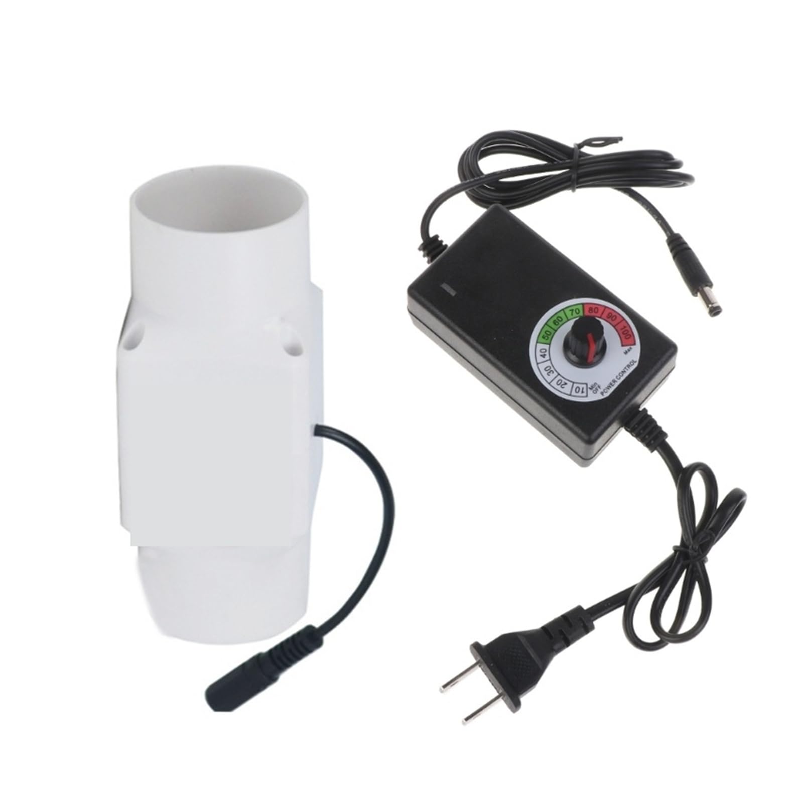 Ventilatore di scarico for tubi da 2 pollici, AC100-240V, estrattore d'aria for tenda da coltivazione, cucina, garage