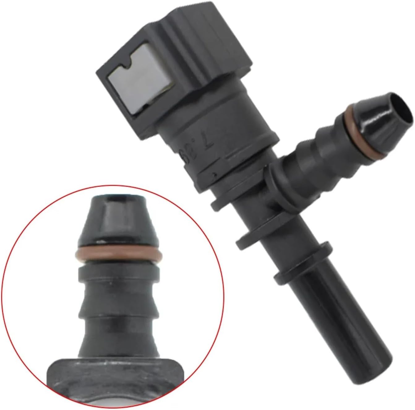 Automotive Fuel Line 5/16(7.89 mm) SAE 7.89-ID6 Tee Straight Fuel Quick Release Hose Coupler Replacements Wear Parts